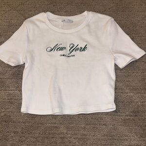 NWT Zara Baby Tee NY